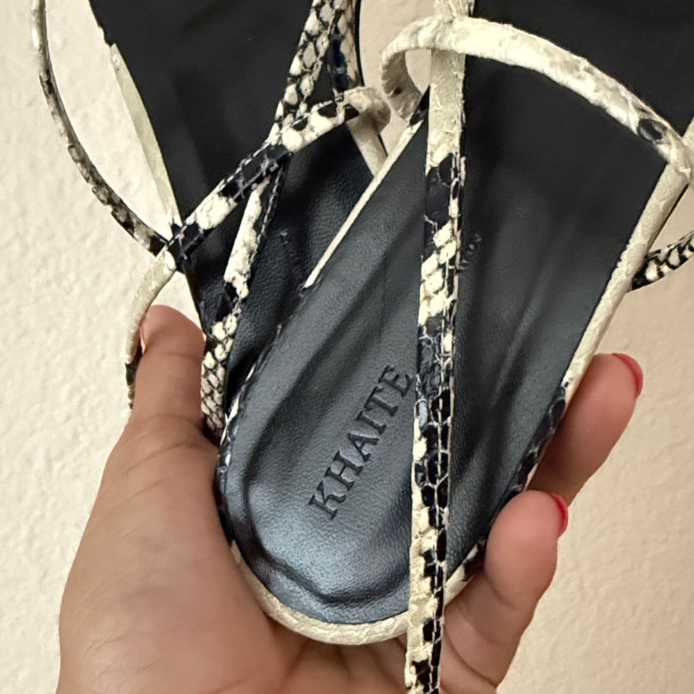 KHAITE Snake Loop Strap Sandals - image 2
